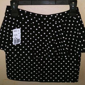 Forever 21, New with tags Mini peplum skirt.